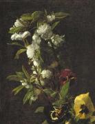 Henri Fantin-Latour Kersenbloesem en violen oil painting